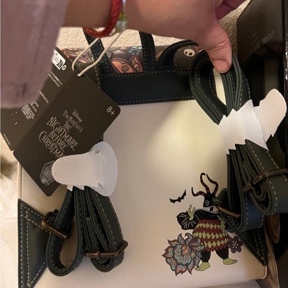 Loungefly Disney The Nightmare Before Christmas Floral Character Mini Backpack - Picture 4 of 5